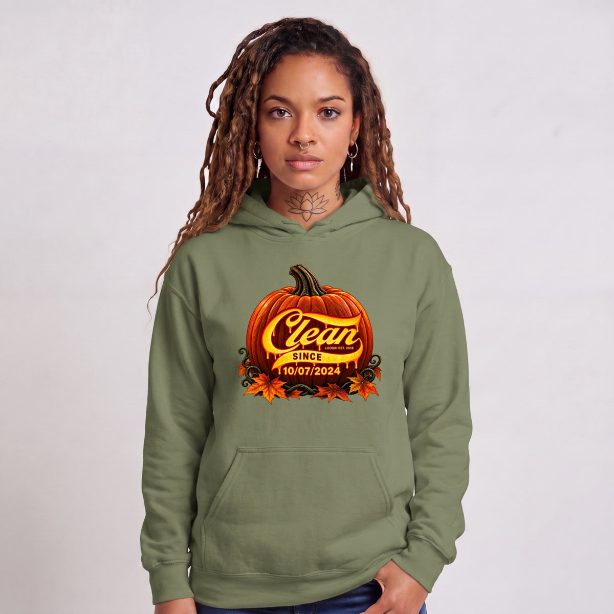 Recovery Hoodie | Women's Clean Since Pumpkin