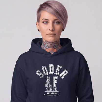 Recovery Hoodie | Women's Sober AF Collegiate
