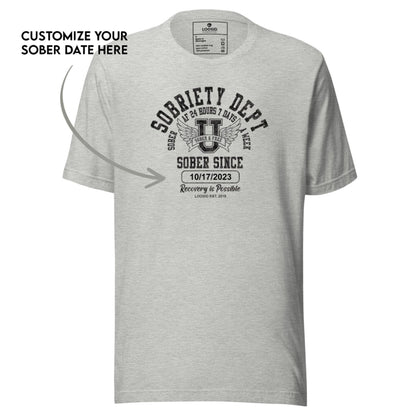 Sober T Shirt | Men's Sobriety Dept