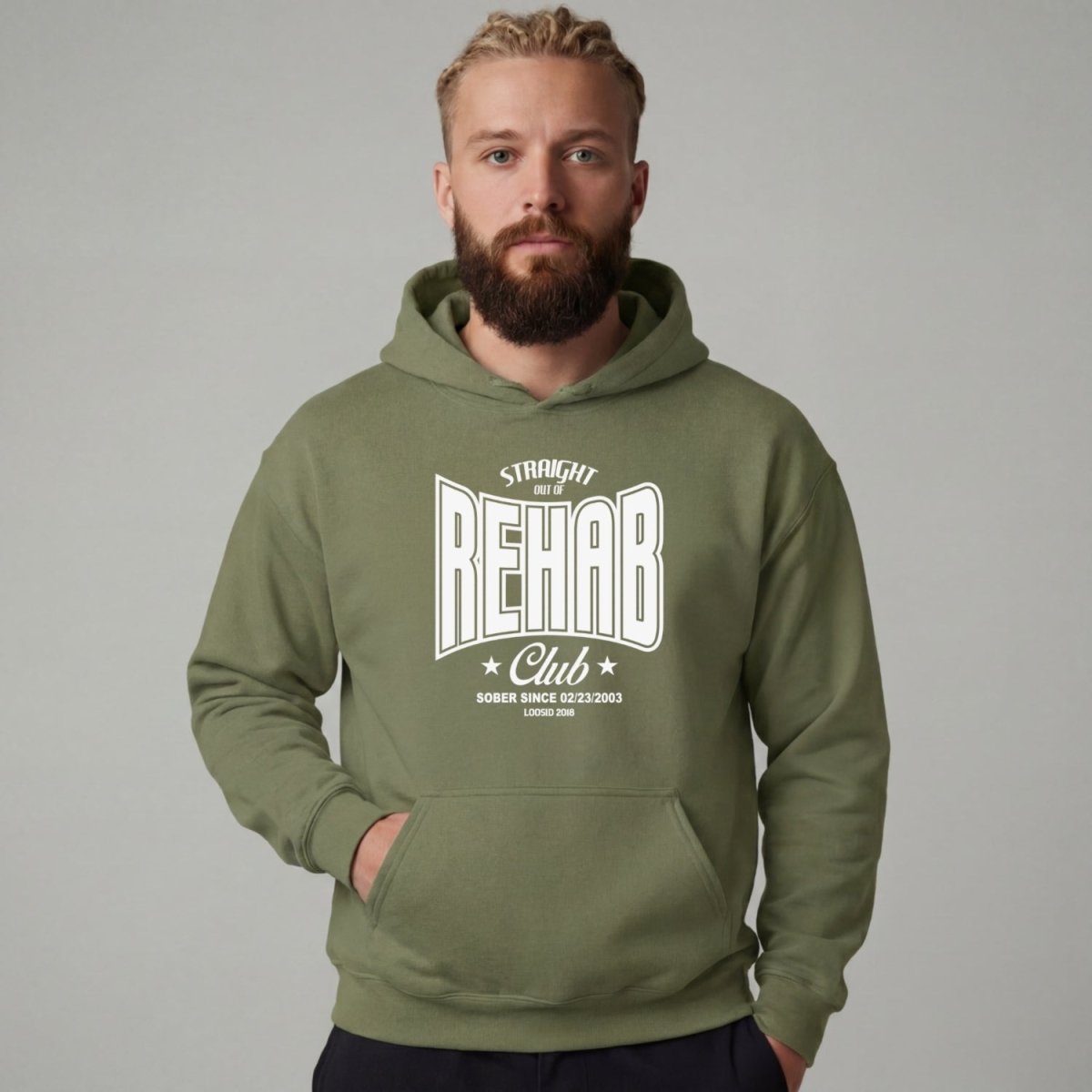 Recovery Hoodie | Men's Straight Out of Rehab Club