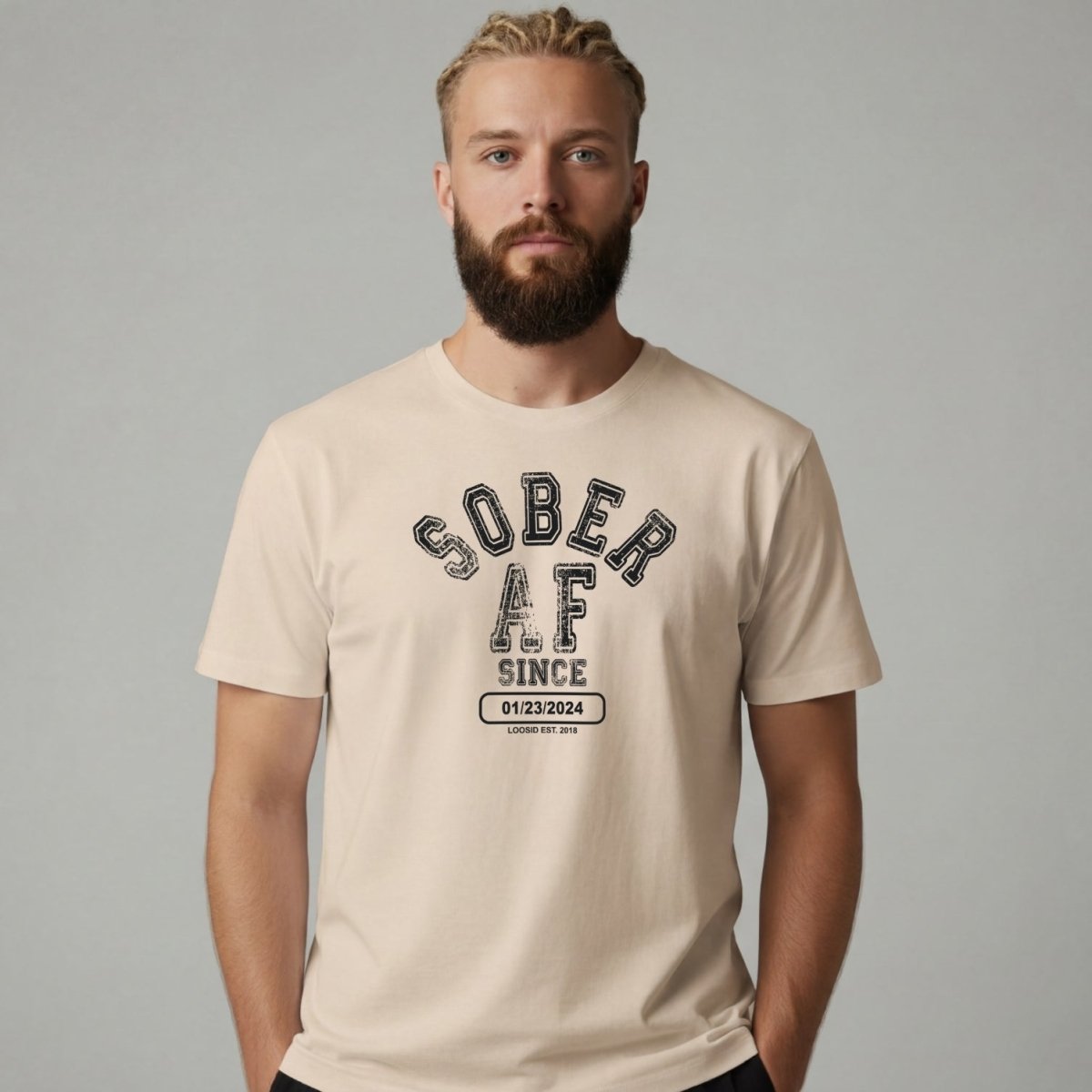 Sober T Shirt | Men's Sober AF Tee