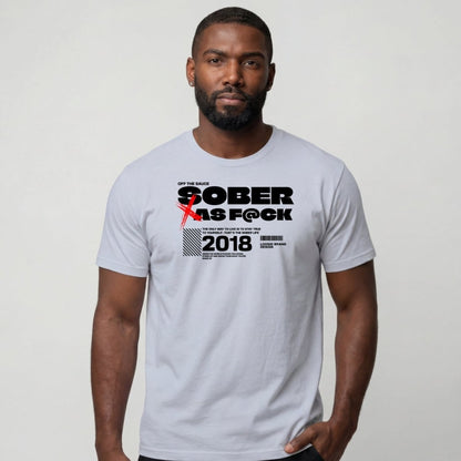Sober T Shirt | Men's Sober As F*ck Tee