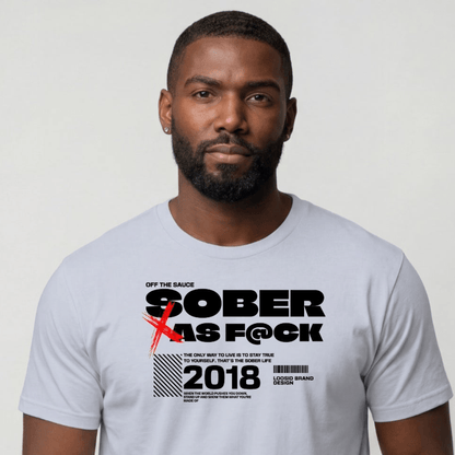 Sober T Shirt | Men's Sober As F*ck Tee