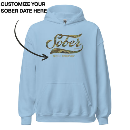 Recovery Hoodie | Men's Sober Since Camo