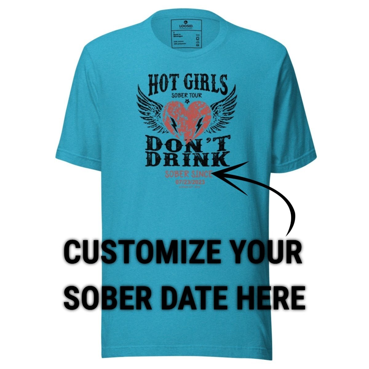 Sober T Shirt | Women's Hot Girls Don't Drink