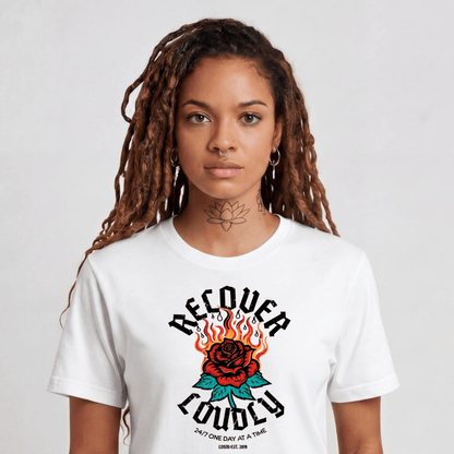 Sober T Shirt | Women's Recover Loudly