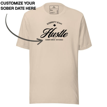 Sober T Shirt | Men's Sobriety is My Hustle