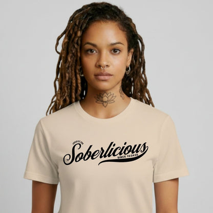 Soberlicious Sober T Shirt side view (view 16)