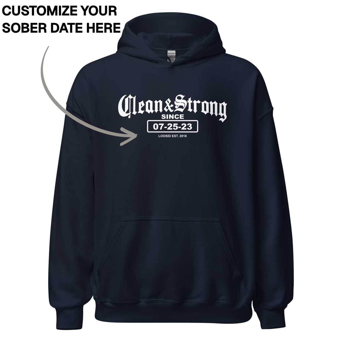 Recovery Hoodie | Women's Old School Clean & Strong