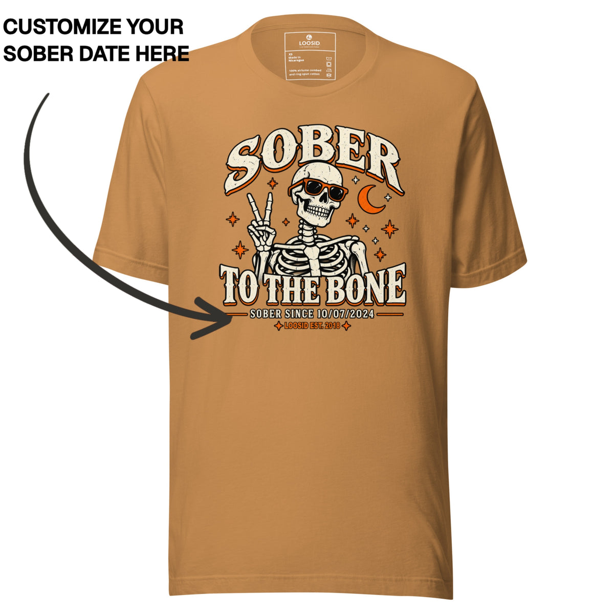 Sober T Shirt | Women's Sober to The Bone