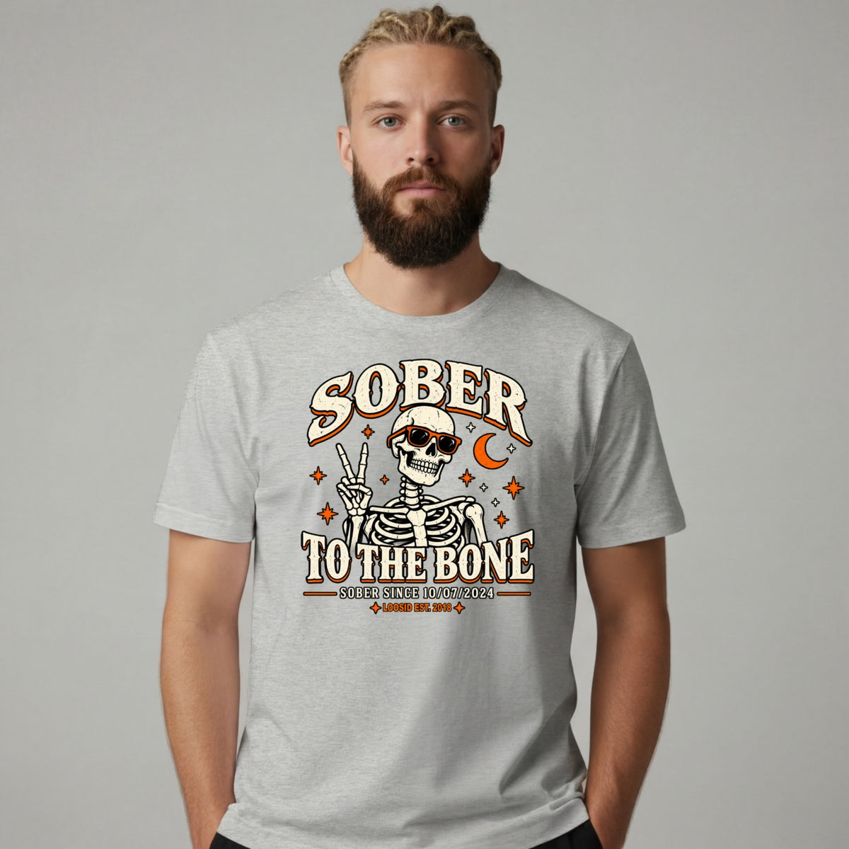Sober T Shirt | Men's Sober To The Bone