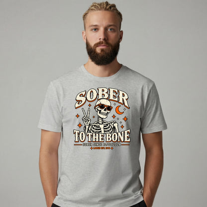 Sober T Shirt | Men's Sober To The Bone