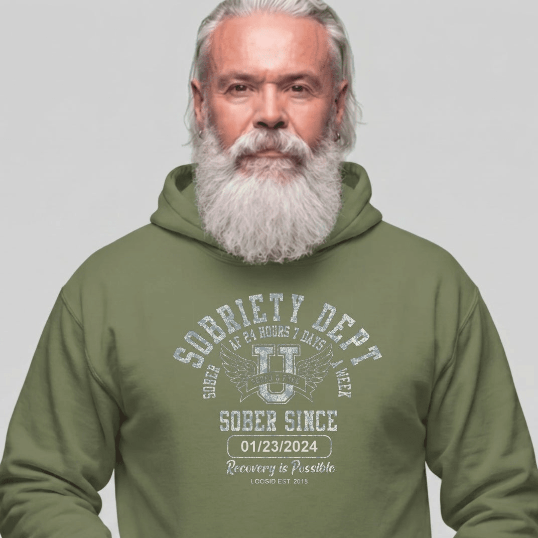 Recovery Hoodie | Unisex Sobriety Dept