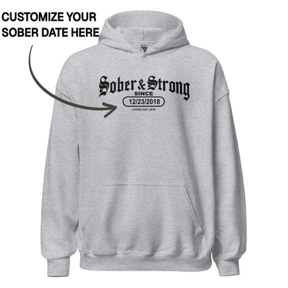 Recovery Hoodie | Unisex Sober & Strong