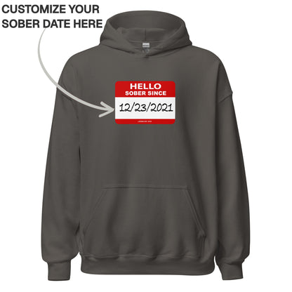 Recover Hoodie | Men's Hello Sober Since