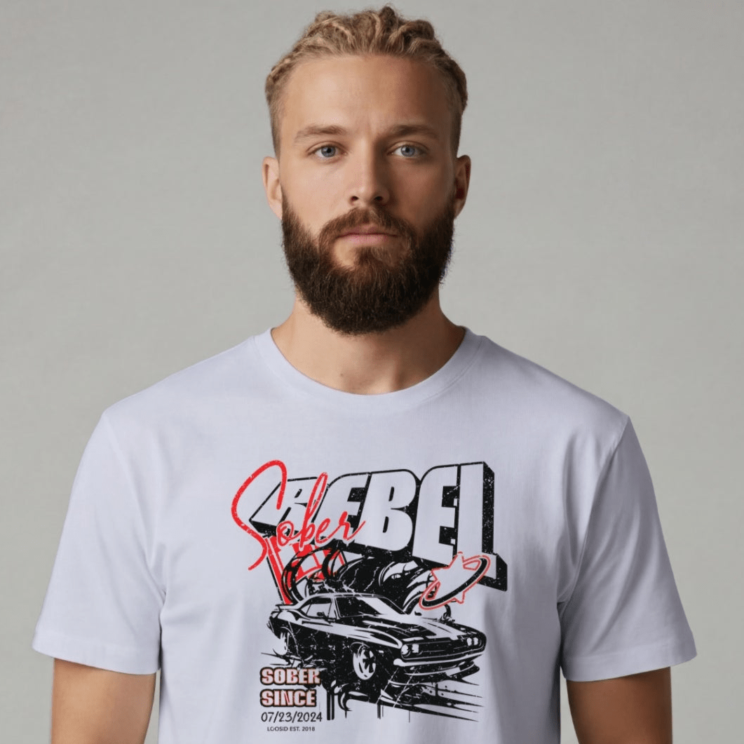 Sober T Shirt | Men's Sober Rebel