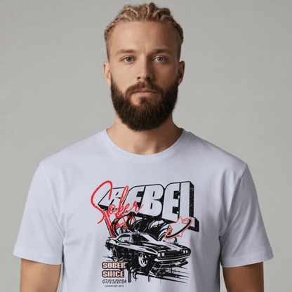Sober T Shirt | Men's Sober Rebel