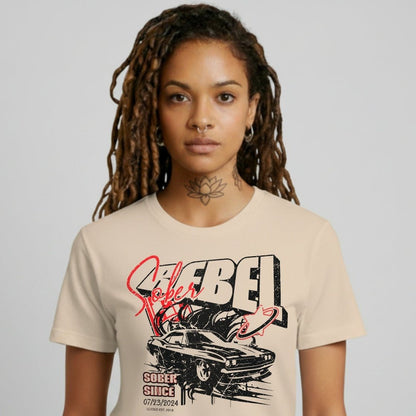 Sober Rebel Sober T Shirt fit detail (view 19)