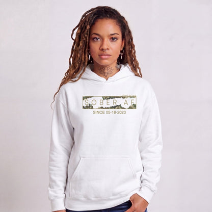 Recovery Hoodie | Unisex Sober AF Camo