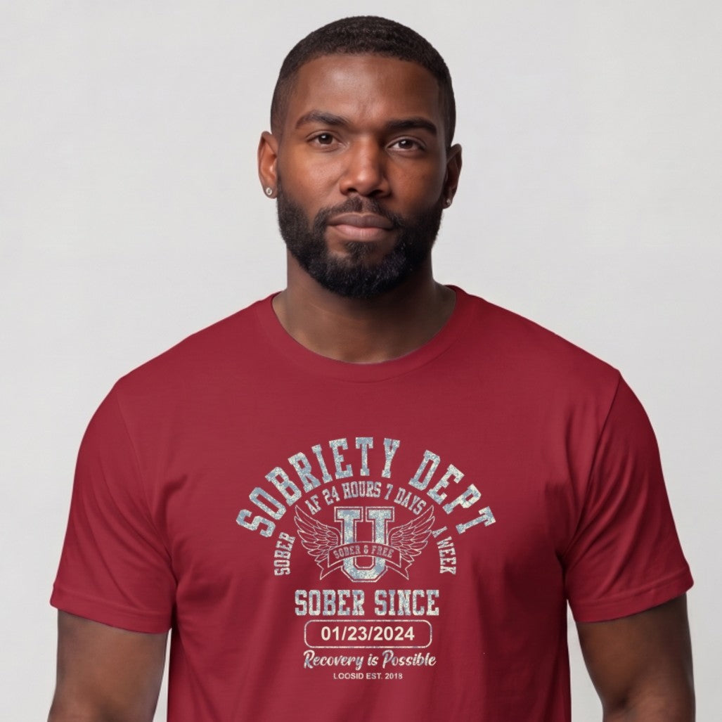 Sober T Shirt | Men's Sobriety Dept