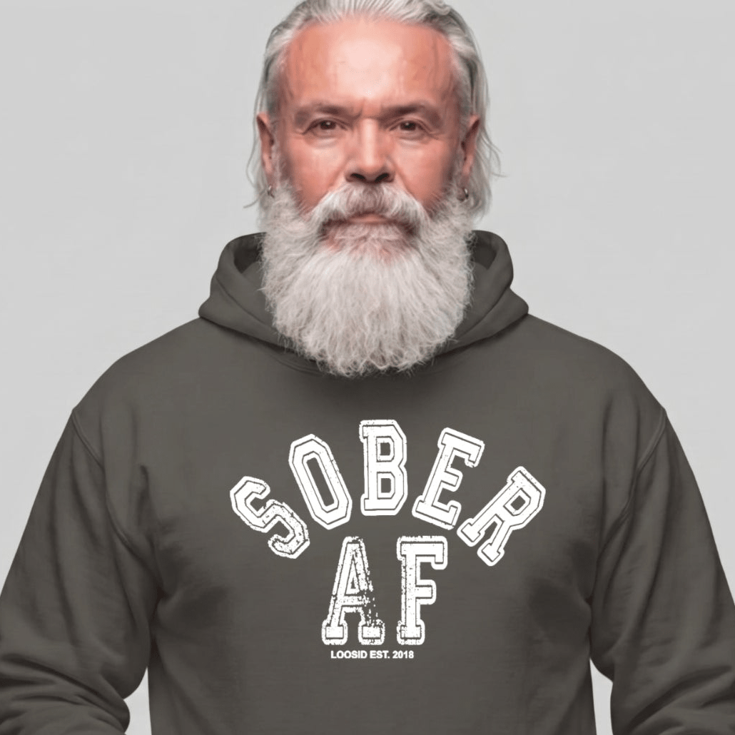 Recovery Hoodie | Men's Sober AF Collegiate