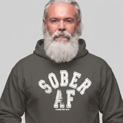 Recovery Hoodie | Men's Sober AF Collegiate