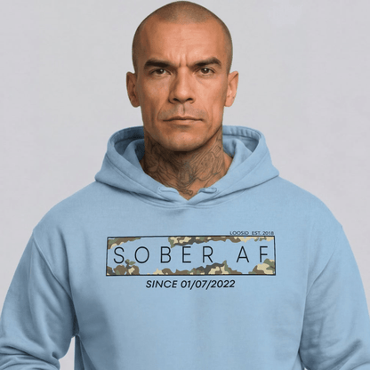 Recovery Hoodie | Unisex Sober AF Camo