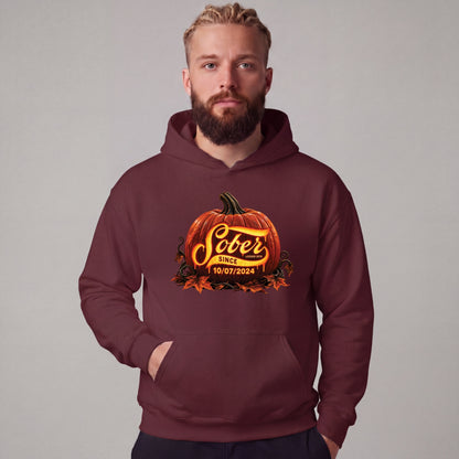 Recovery Hoodie | Men's Sober Since Pumpkin