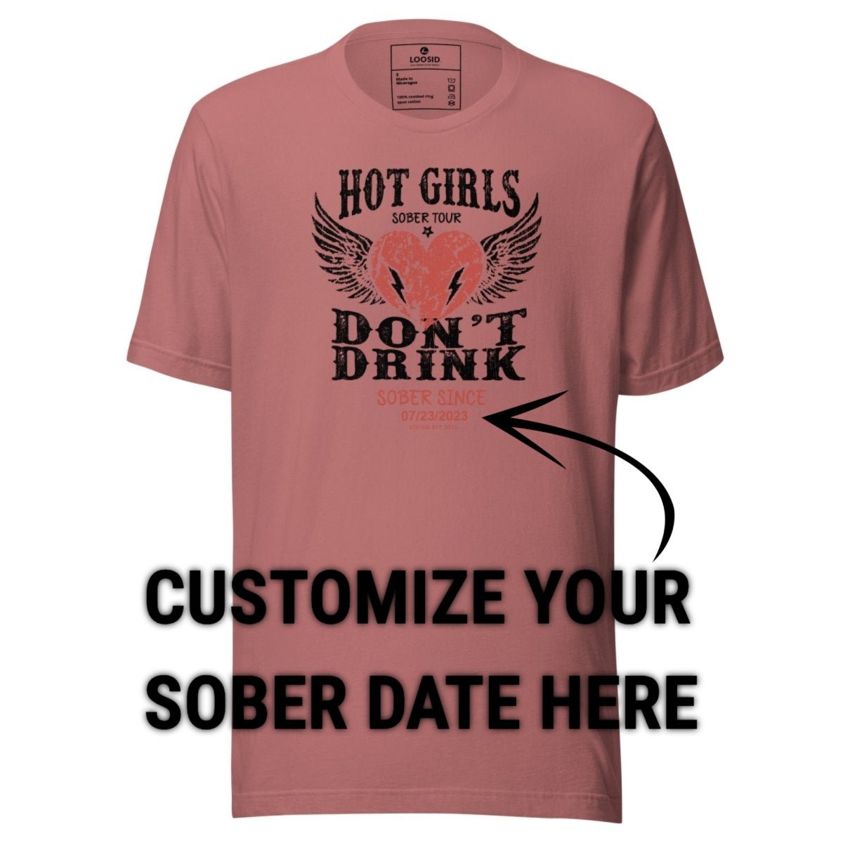 Sober T Shirt | Women's Hot Girls Don't Drink