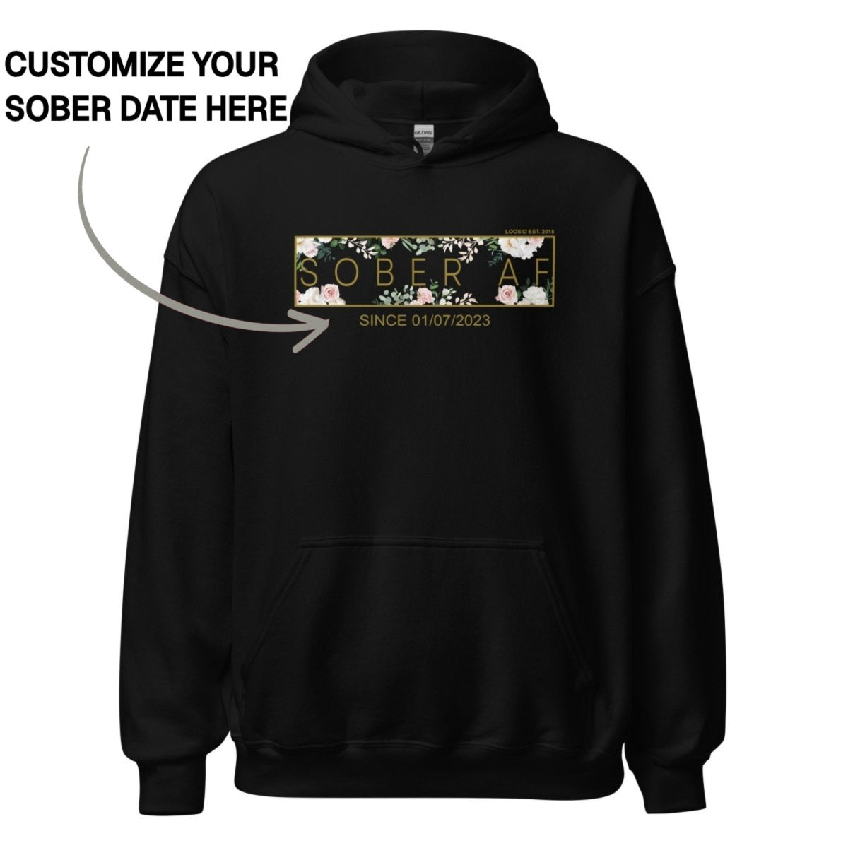 Recovery Hoodie | Women's Sober AF Flower
