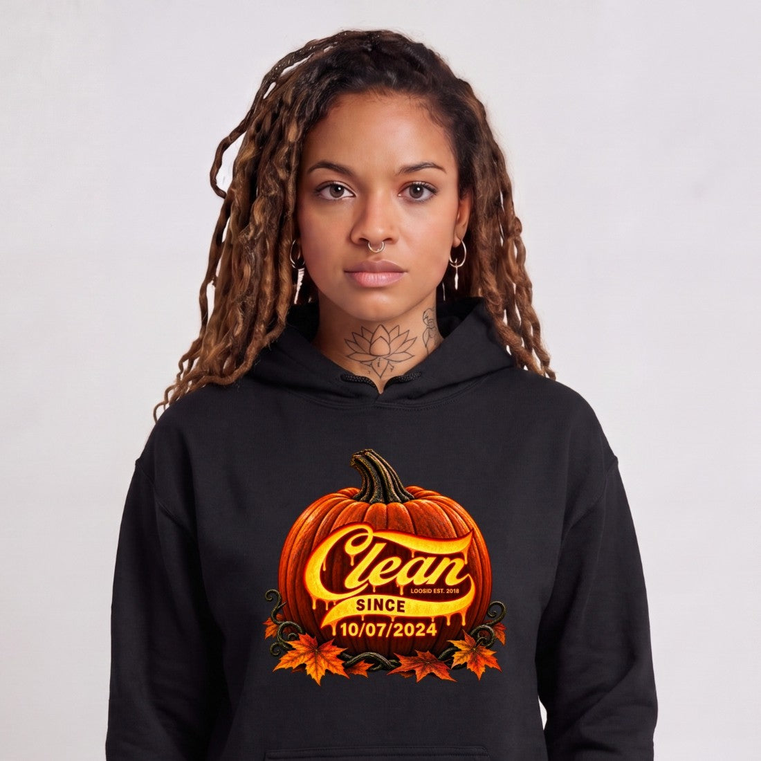Recovery Hoodie | Women's Clean Since Pumpkin