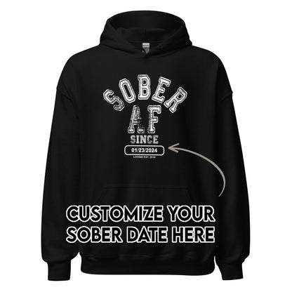 Recovery Hoodie | Men's Sober AF Collegiate