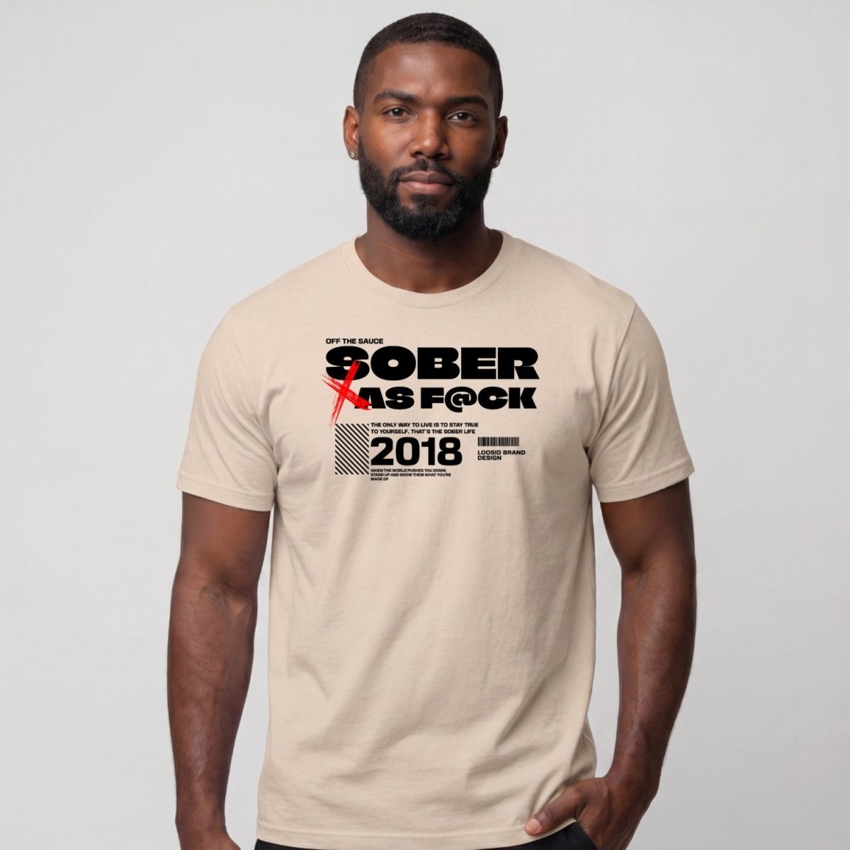 Sober T Shirt | Men's Sober As F*ck Tee