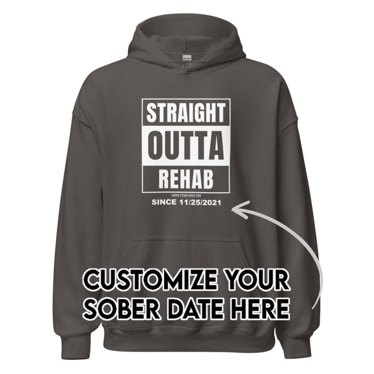 Recovery Hoodie | Men's Straight Outta Rehab