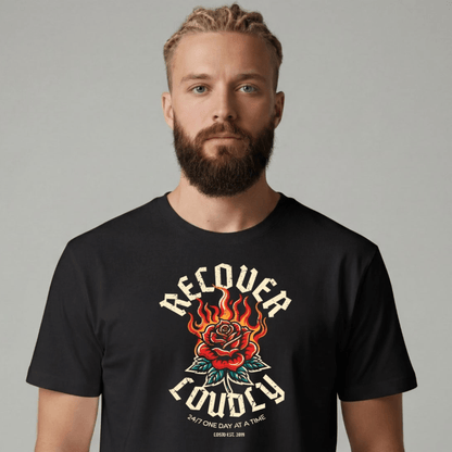 Sober T Shirt | Men's Recover Loudly