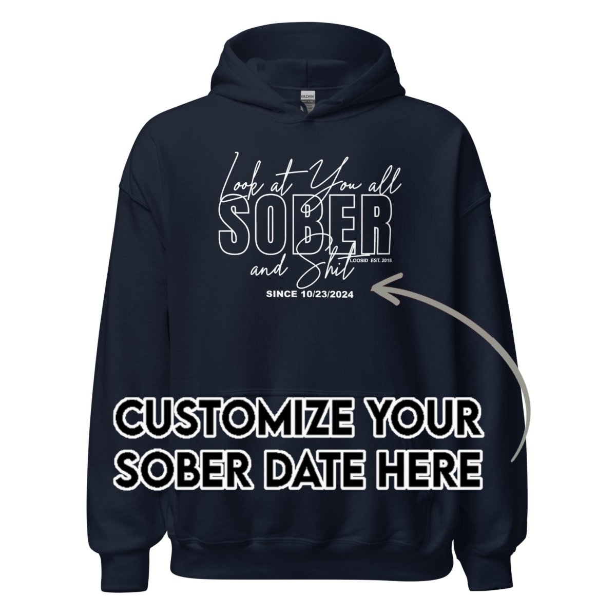 Recovery Hoodie | Men's Look at You Sober and Sh*t