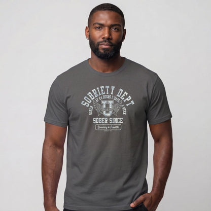 Sober T Shirt | Men's Sobriety Dept 24/7