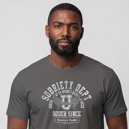 Sober T Shirt | Men's Sobriety Dept 24/7