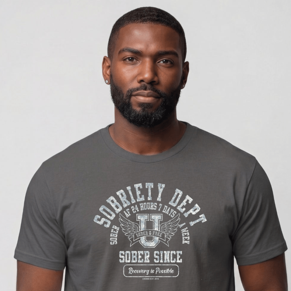 Sober T Shirt | Men's Sobriety Dept 24/7