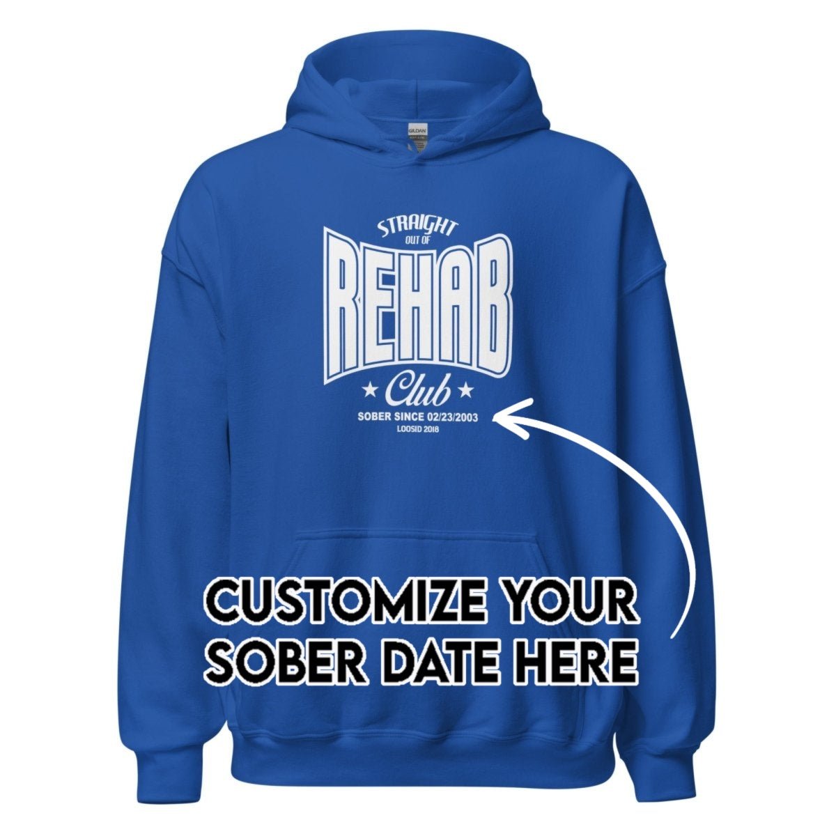 Recovery Hoodie | Men's Straight Out of Rehab Club