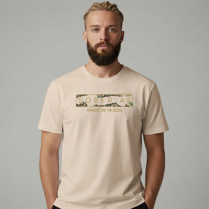 Sober T Shirt | Men's Sober AF Camo Tee