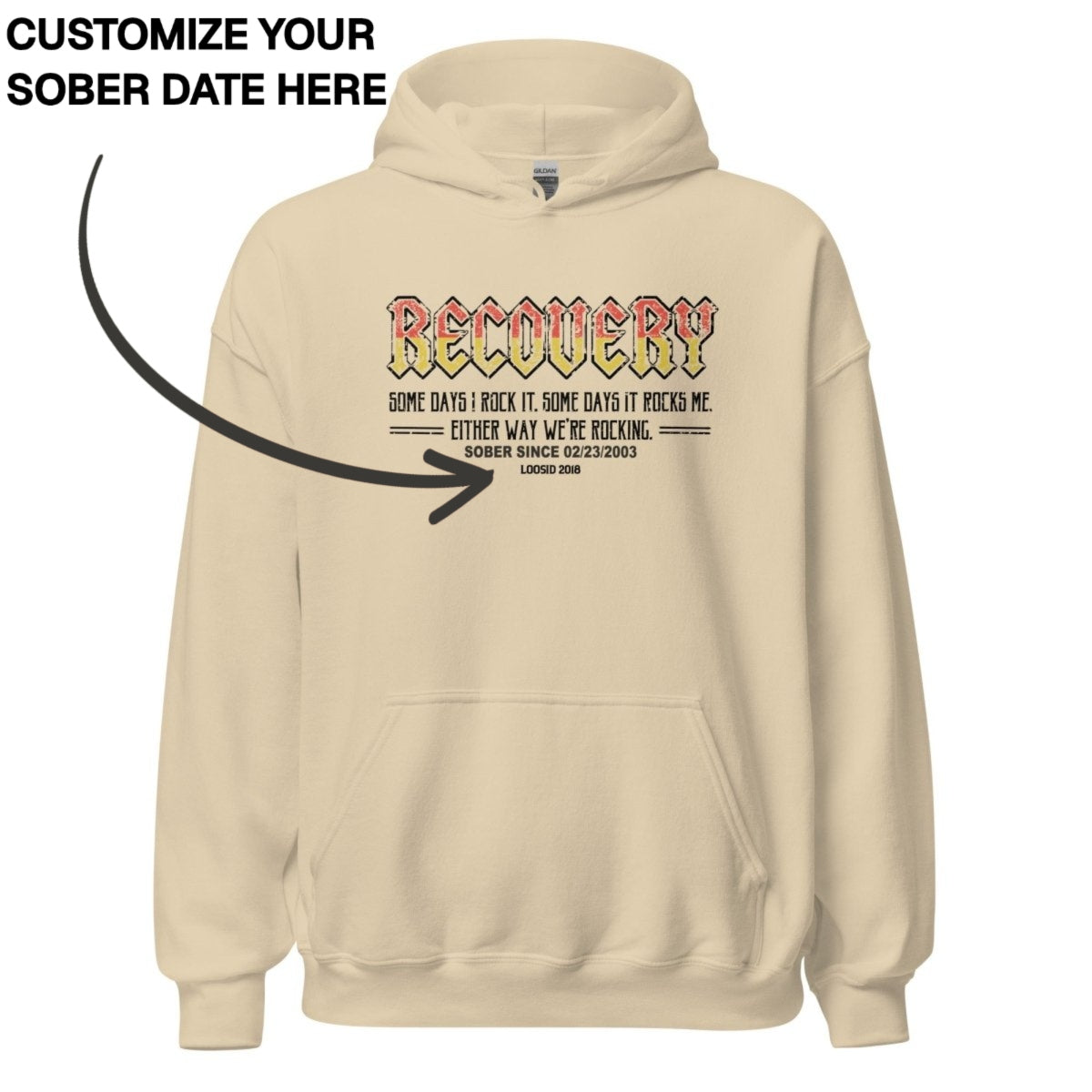 Recovery Hoodie | Men's Recovery Rocks