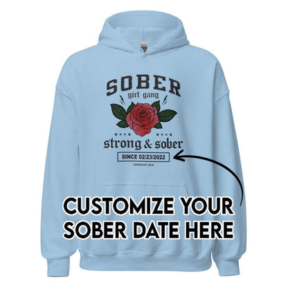 Recovery Hoodie | Women's Sober Girl Gang Strong & Sober