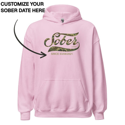 Recovery Hoodie | Unisex Sober Since Camo