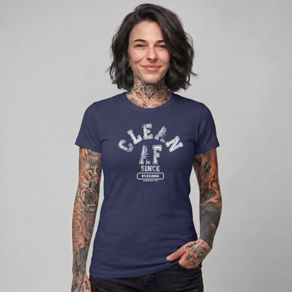 Clean T Shirt | Women's Clean AF Collegiate
