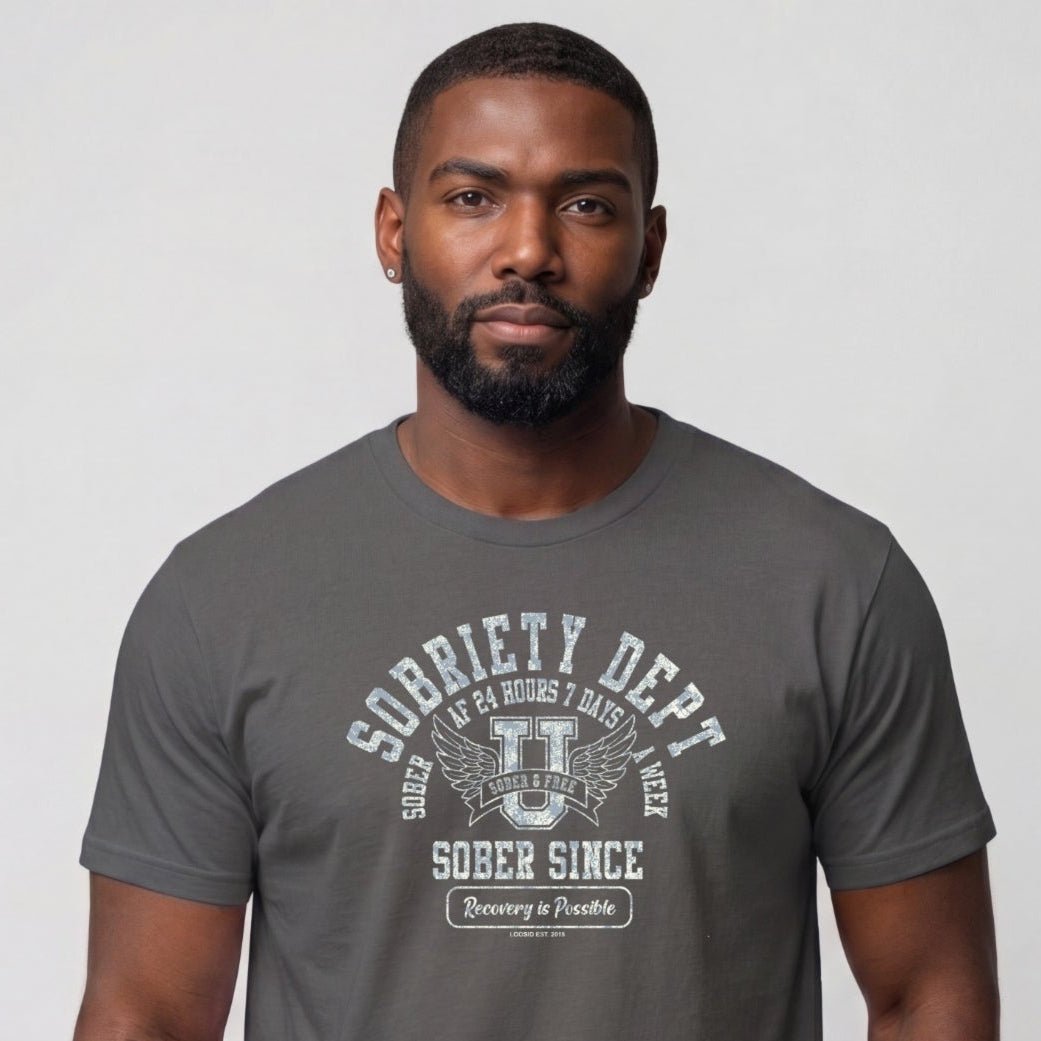Sober T Shirt | Men's Sobriety Dept 24/7