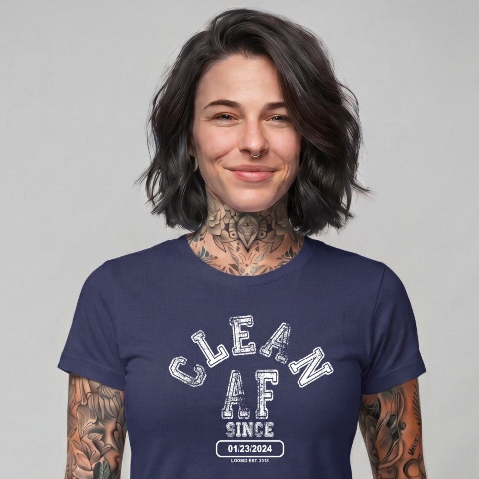 Clean T Shirt | Women's Clean AF Collegiate