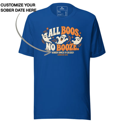 Sober T Shirt | Men's All Boos No Booze