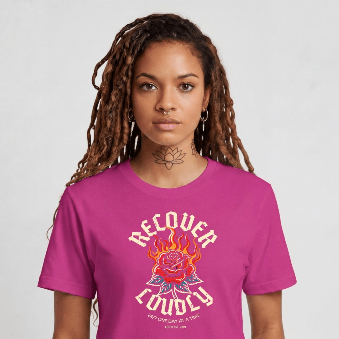 Sober T Shirt | Women's Recover Loudly