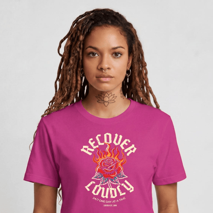 Sober T Shirt | Women's Recover Loudly